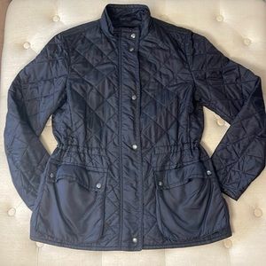 Coach quilted black jacket